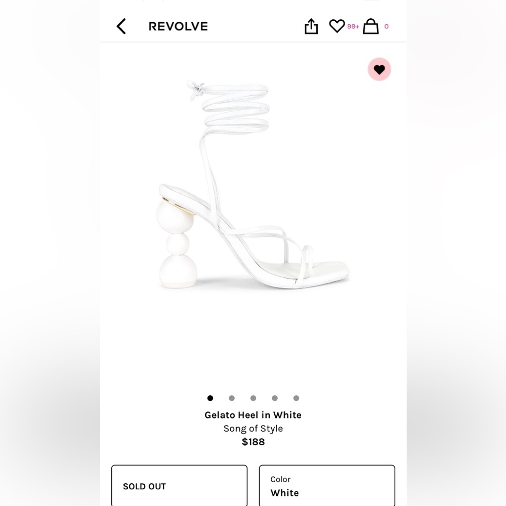 White strappy heel - song of style